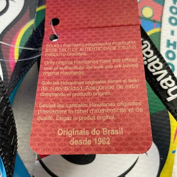 Havaianas Flip Flops Mens Size 9/10 Eur 43/44 Disney Mickey Mouse Pluto Slip On - Picture 10 of 10